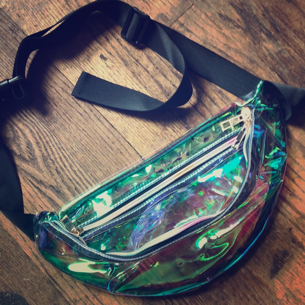 NWT Holographic Fanny Pack